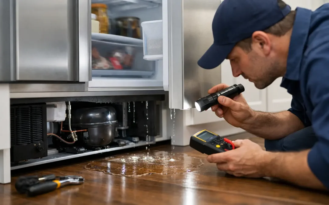 Refrigerator Leak Diagnosis for Built-In Units