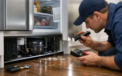 Refrigerator Leak Diagnosis for Built-In Units