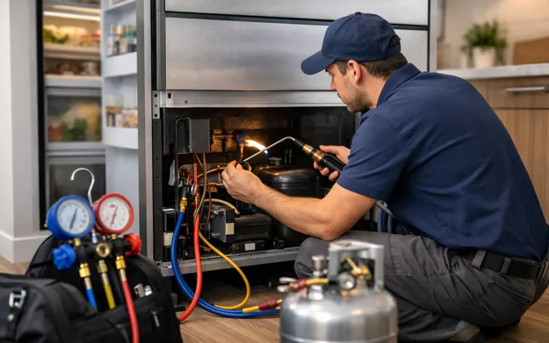 Sealed System Repair for Built-In Refrigeration